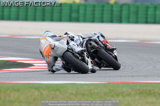 2010-06-26 Misano 1197 Rio - Supersport - Free Practice - Iuri Vigilucci - Yamaha YZF R6